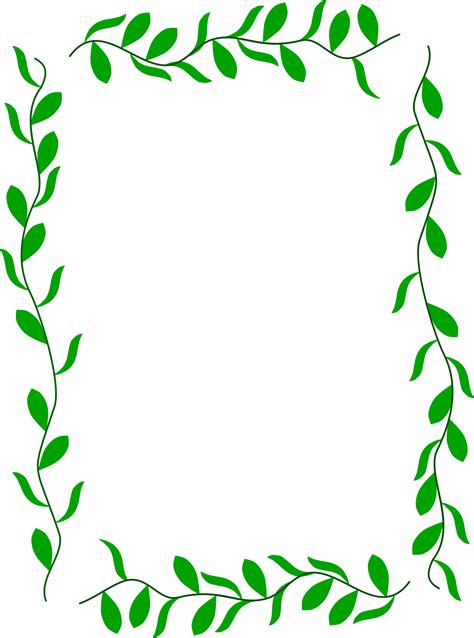 clip art leaf border|More.